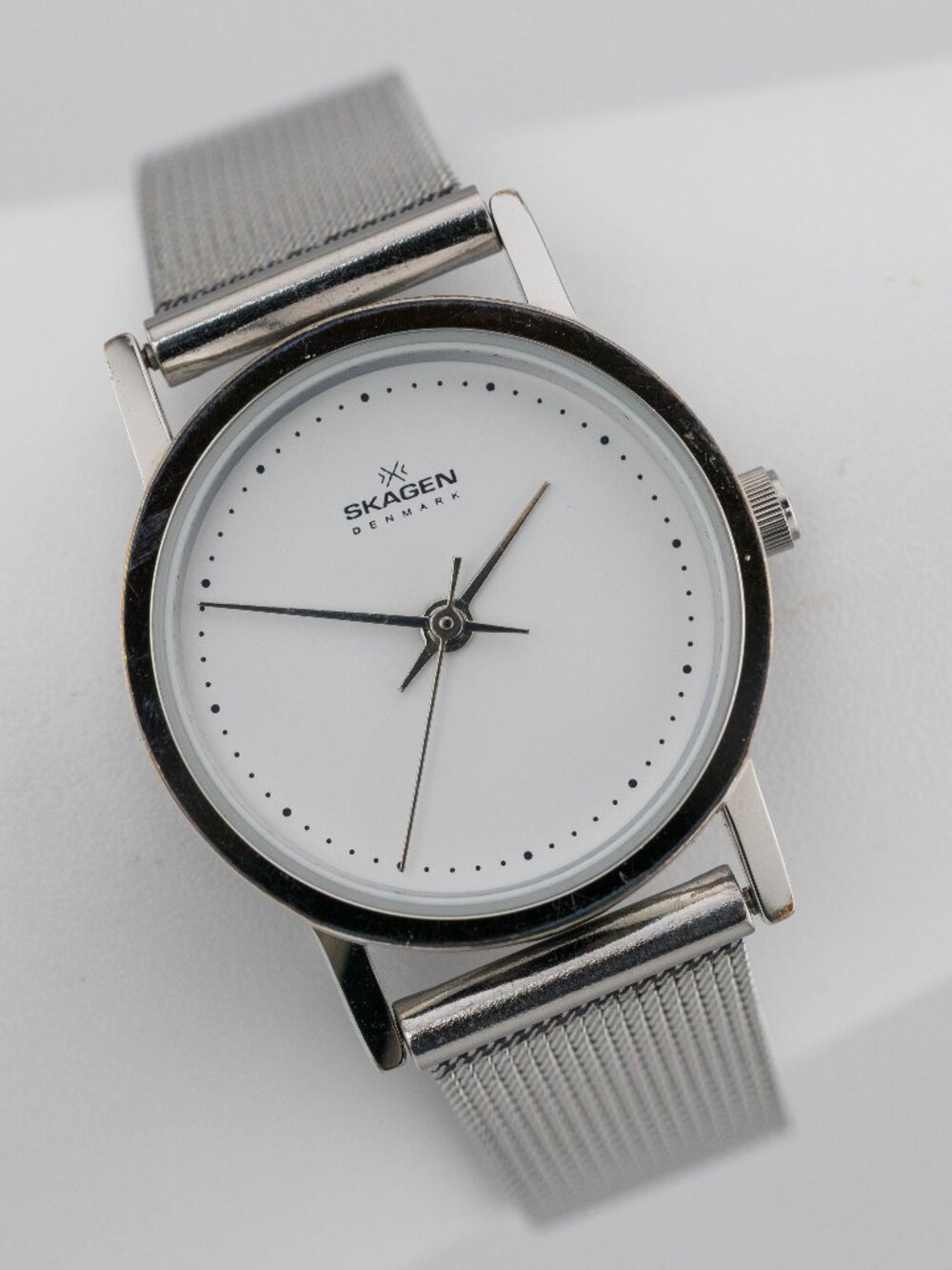 Skagen Denmark C10SSS Three-Hand Quartz Analog Women's Watch New Battery